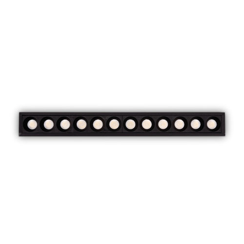 Ideal Lux LIKA 20W 12x LED Inbouwspot Zwart 3000K