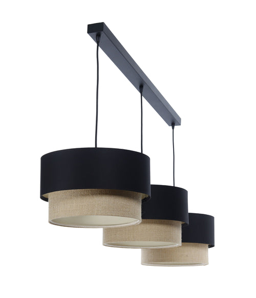 bpskoncept hanglamp Light Line - jute & zwart
