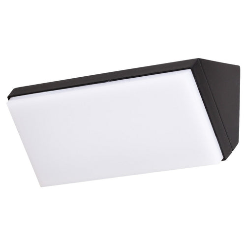 Merano Collins Outdoor Down Wandlamp Sandy Zwart Aluminium LED 12W 1080Lm 3000K IP65