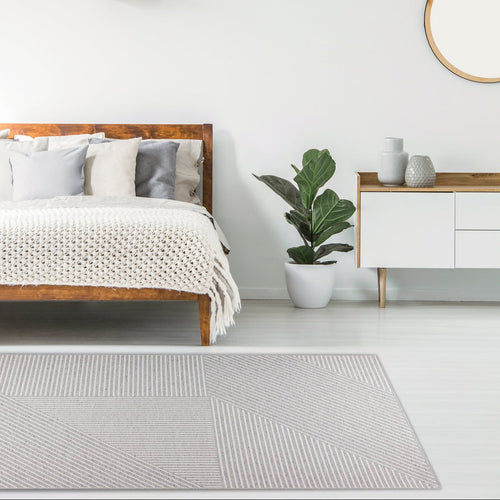 AFK Living vloerkleed Mysigt - design - grijs - 120 x 170 cm