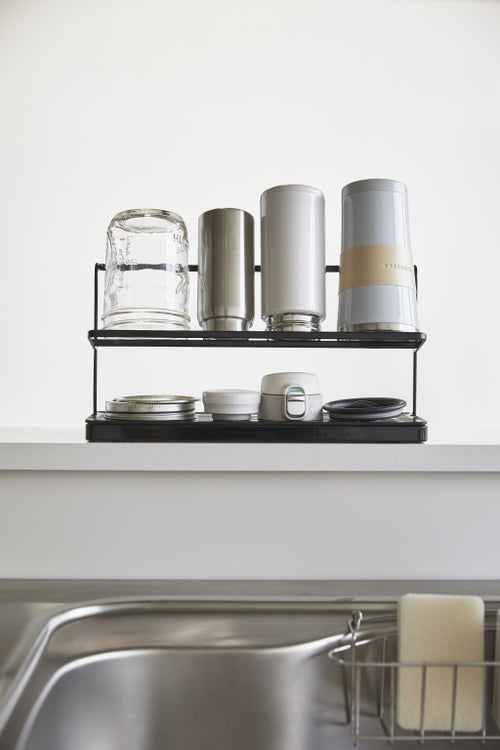 Yamazaki Droogrek Flessen - Tower - Zwart - vtwonen shop