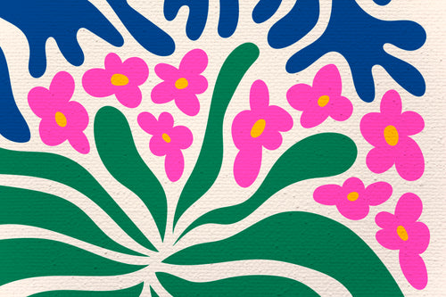 Canvas 60x40 Afdruk Kleurrijke Tuin - vtwonen shop