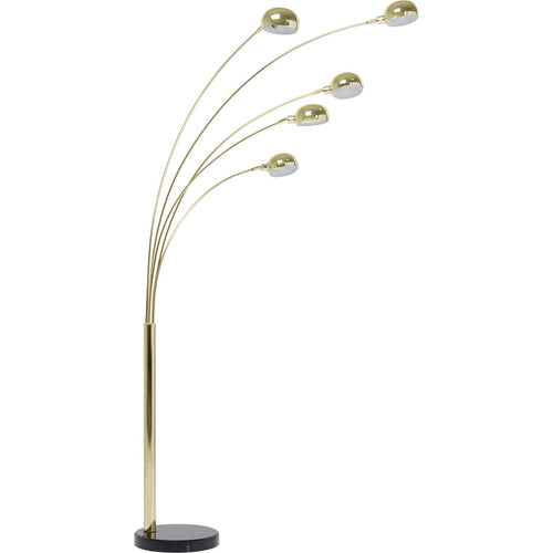 Kare Design Vloerlamp Five Fingers 215cm Messing - vtwonen shop