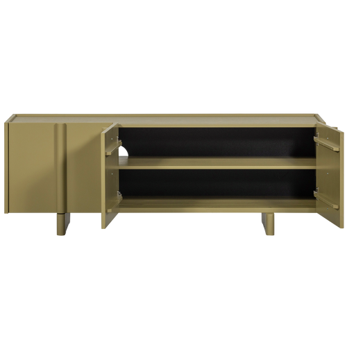 WOOOD tv-meubel Basu - Grenen - Moss - 53x152x46