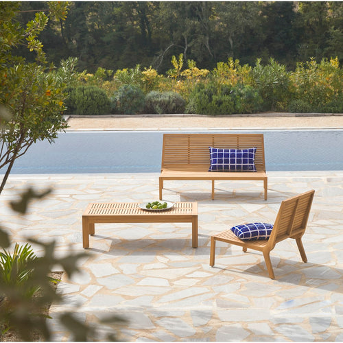 Tikamoon Loungeset in teakhout Teo 3 personen - Naturel - vtwonen shop