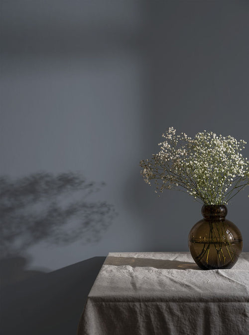 Duro Wallpaper behang effen vergrijsd donker blauw - 53 cm x 10.05 m - 662239 - vtwonen shop