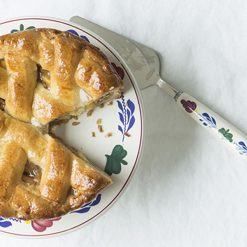 Royal Boch taartplateau op voet Boerenbont - ø23cm - keramiek - vtwonen shop