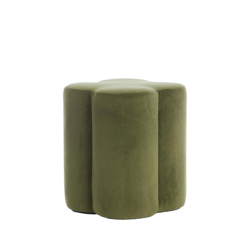 Light & Living poef Nalani - groen - 38x38x45cm - vtwonen shop