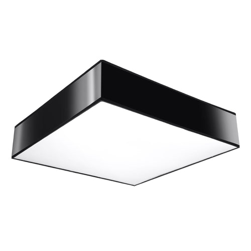 Sollux Lighting Plafondlamp HORUS 55 zwart - 55x55x11cm