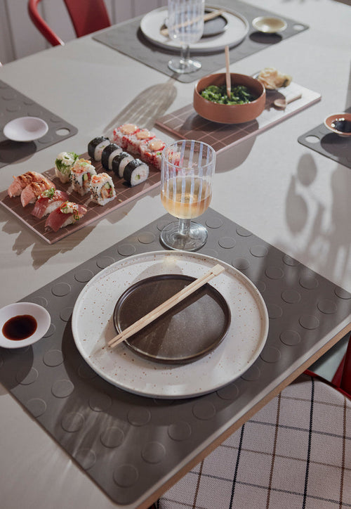 OYOY Tafelmat - Set van 2 Dotto - silicone