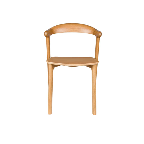Zuiver Northwood Eetkamerstoelen Armleuning Hout Naturel - Set van 2