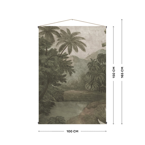 Art for the Home XL Wandkleed - Jungle - 150x100cm