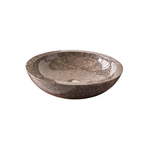 Tikamoon Marmeren waskom in grey ∅ 43 cm - Grijs