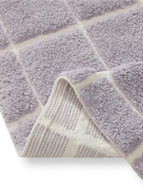 benuta badmat Noa - paars/wit - 60x100 cm
