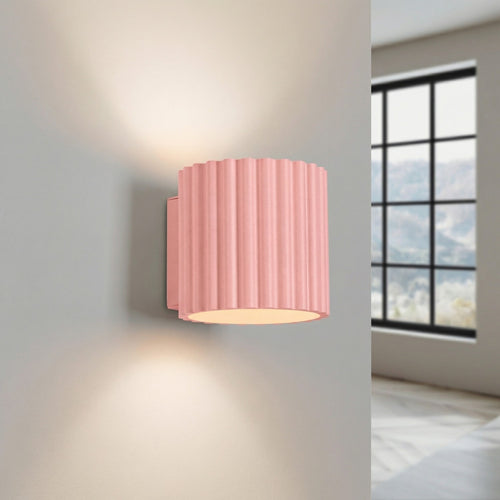 Sollux Lighting Wandlamp AURA roze G9 - 10x12x10cm