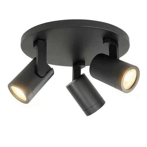 Highlight spot HALO - 3 lichts - 25  x 15   cm - zwart - vtwonen shop