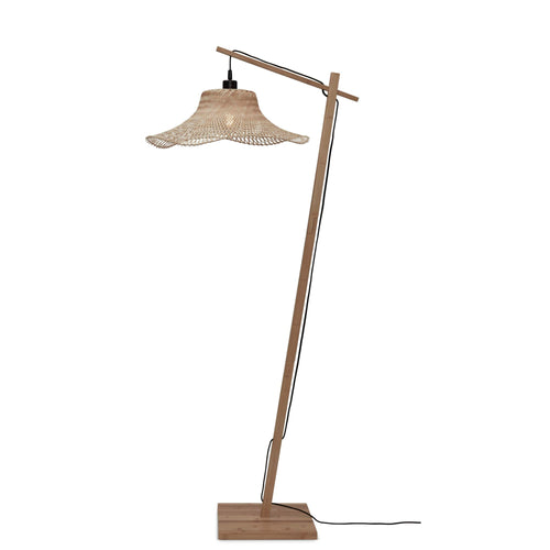 GOOD&MOJO vloerlamp Ibiza - bruin - Ø50cm - vtwonen shop