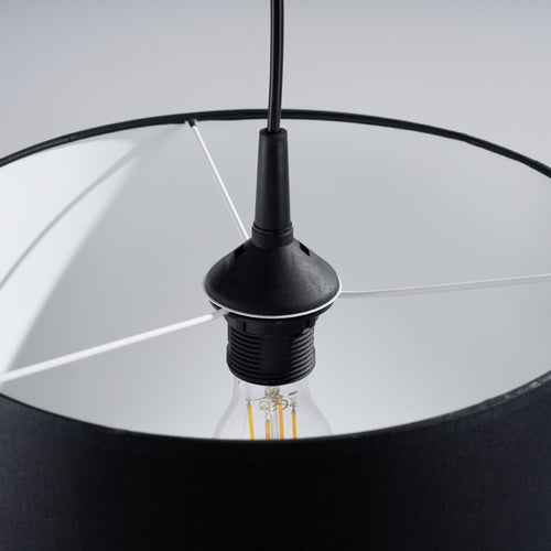 Sollux Lighting Hanglamp NOVA 30 zwart - 30x30x88cm