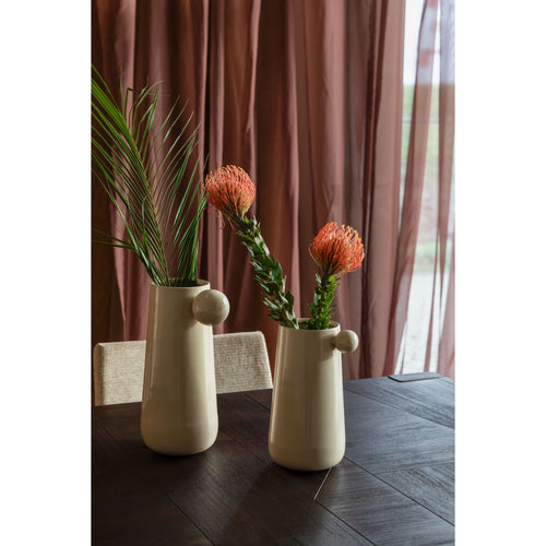 Dutchbone Dot vaas L beige