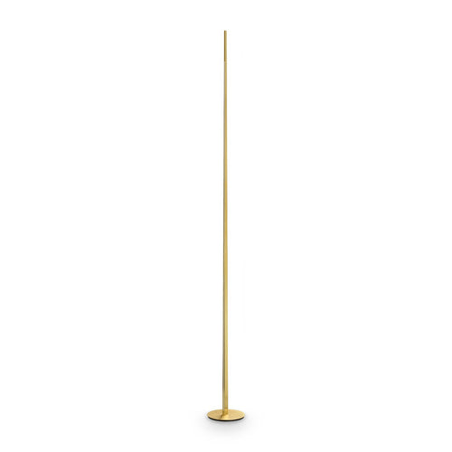 Ideal Lux BLADE Geïntegreerde LED-vloerlamp in messing, 1900lm, 3000K, dimbaar.