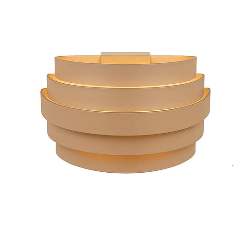 Highlight wandlamp Scudo - 1 lichts - 12.5  x 10.5   cm - beige