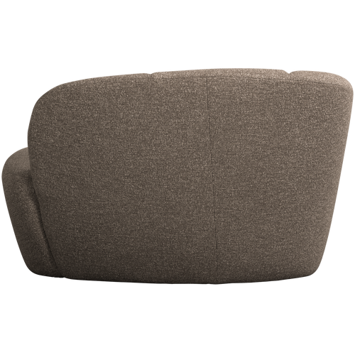 WOOOD 2-zits bankje links Mojo - Polyester - Bruin Melange - 73x112x77