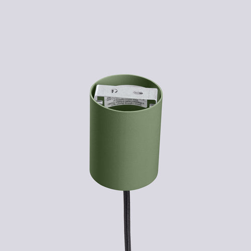 Sollux Lighting Hanglamp HALO 1 olijfgroen - 12x12x120cm