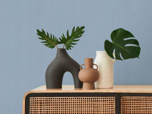 A.S. Création behang effen blauw - 53 cm x 10.05 m - AS-380987 - vtwonen shop