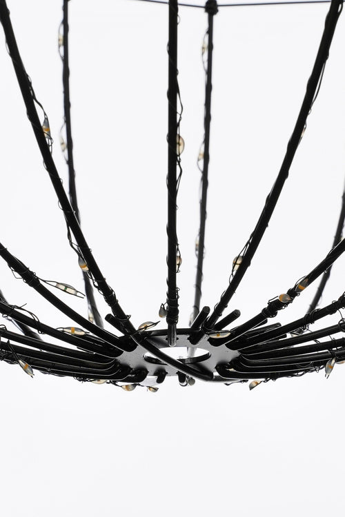 Luca Lighting Kerstverlichting Bal met Warm Witte LED Lampjes - Ø60 cm - Zwart - vtwonen shop