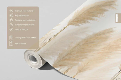 Sanders & Sanders fotobehang bladeren beige - 375 x 270 cm - 601438