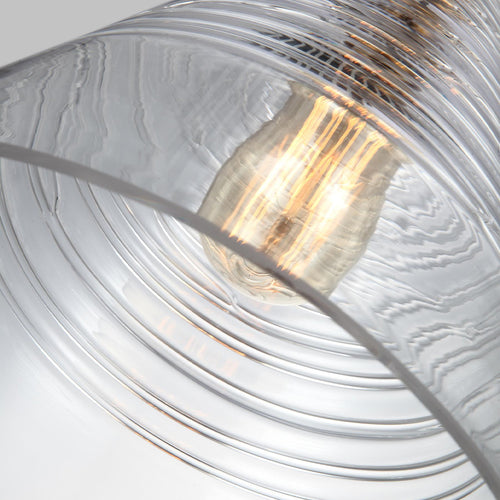 Elstead Feiss Elmore Koepel Hangende Plafondlamp Gepolijst Messing