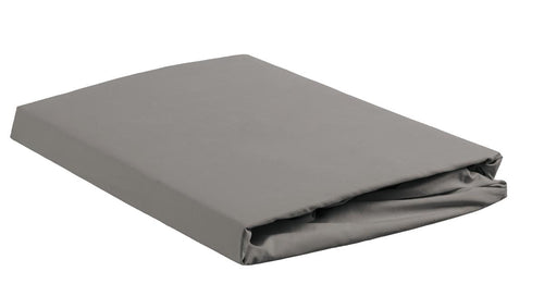 Ambiante hoeslaken Cotton Uni HL - 80x200 cm - grijs