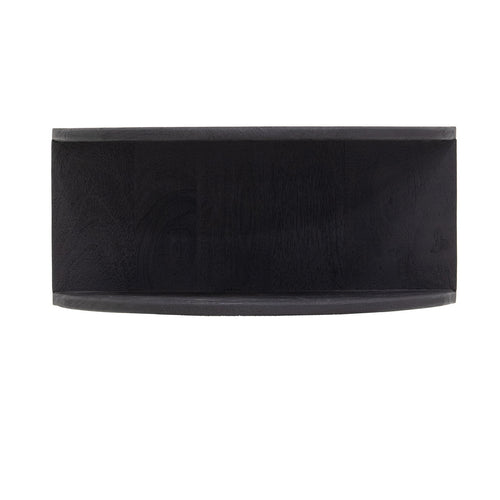 Giga Meubel Zwevend Nachtkastje Vera - Zwart - Mangohout - 45x28x22cm - vtwonen shop