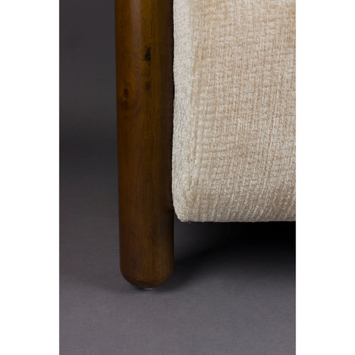 Dutchbone Lounge Chair Robinson - Beige - vtwonen shop