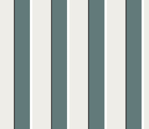Sanders & Sanders behang strepen donkergroen - 53 cm x 10 m - 640371