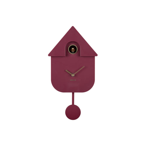 Karlsson wandklok Modern Cuckoo Oro - paars - 21.5x8.5x41cm