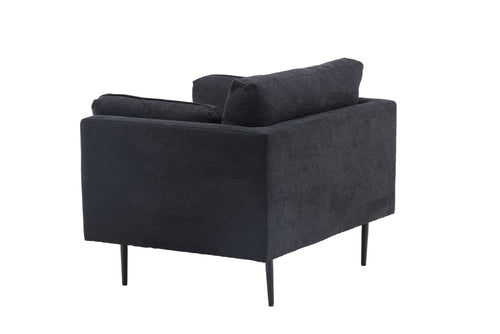 Rebellenclub Fauteuil Ioane - Zwart linnen - vtwonen shop