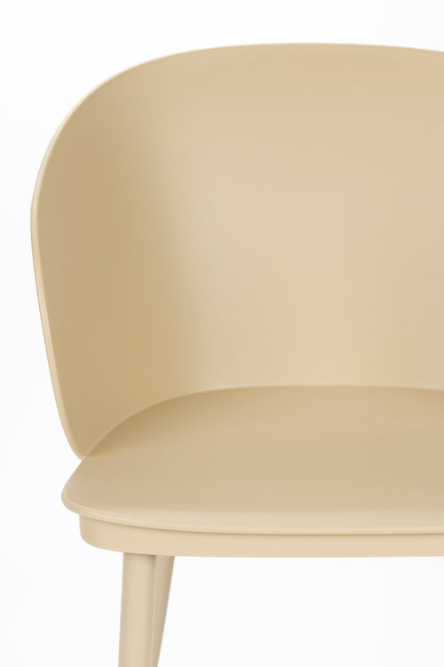 Housecraft Living Gigi Eetkamerstoel Beige - Set van 2 - vtwonen shop