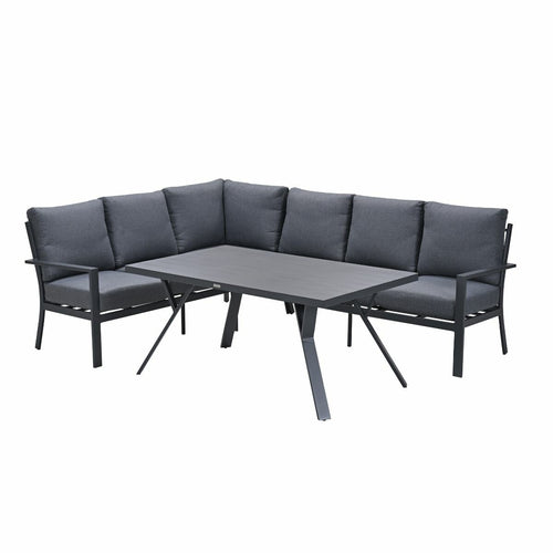 Garden Impressions lounge dining set Senja mystic grey - 3-delig links - vtwonen shop