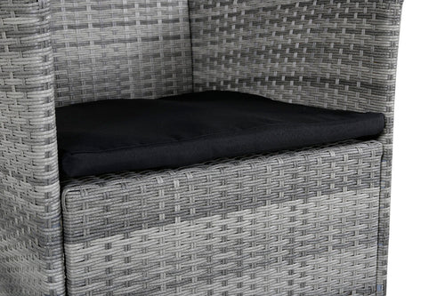 Rebellenclub Tuinstoel Shale - Set van 2 - Grijs