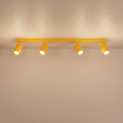 Sollux Lighting Plafondlamp KARBON 4L geel - 81x6,5x16,5cm