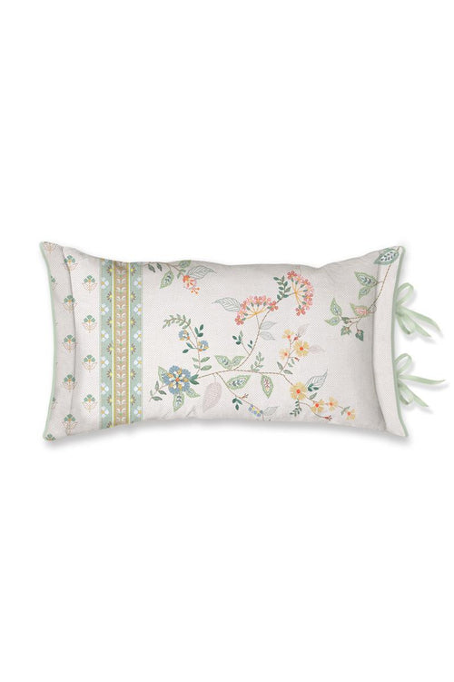 Pip Studio decoratiekussen Kili Flower - 35x60 cm - wit
