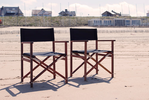 MaximaVida regisseursstoel XXL Cannes zwart 2 stuks- uit exclusief mahoniehout - vtwonen shop