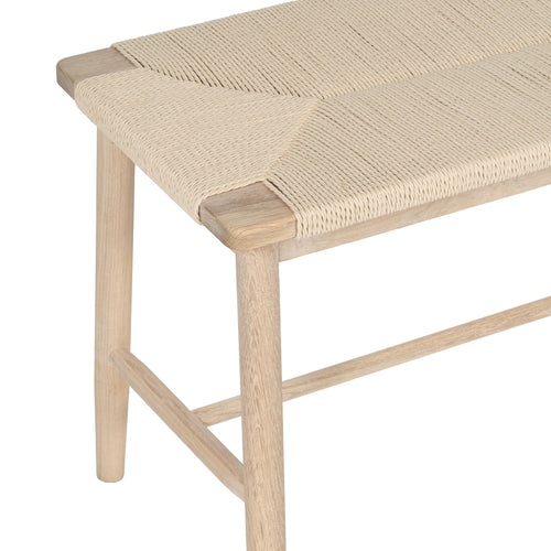 Furnhouse bankje Prime - Witte olie - 35x110x47
