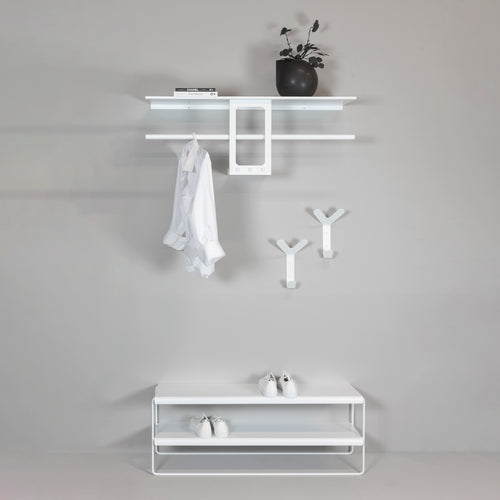 Spinder Design kapstok Luno Small 100 - Wit - vtwonen shop