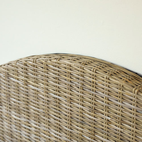 Tikamoon Louison - Hoofdbord van kubu 160 cm - Naturel