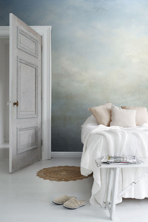 Sanders & Sanders fotobehang wolken blauw - 424 x 280 cm - 640846