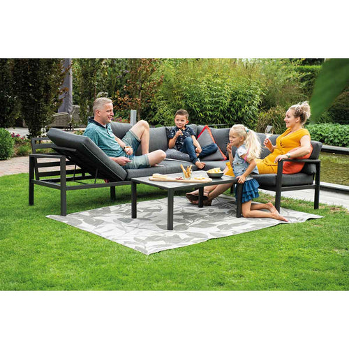 Lexington loungeset - 4-delig - rechts - carbon black - reflex black - vtwonen shop