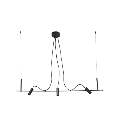 Faro Clap Linear 3x6W Buitenplafondlamp zwart IP65 3000K