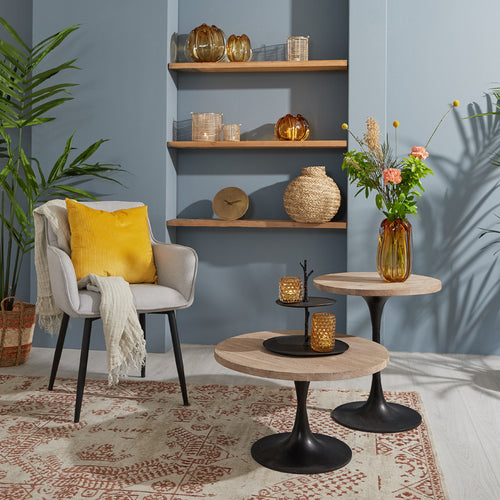 Light & Living vaas MURELA - Ø21x38cm - oranje - vtwonen shop